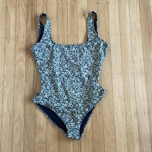 Everlane Floral One Piece Swimsuit